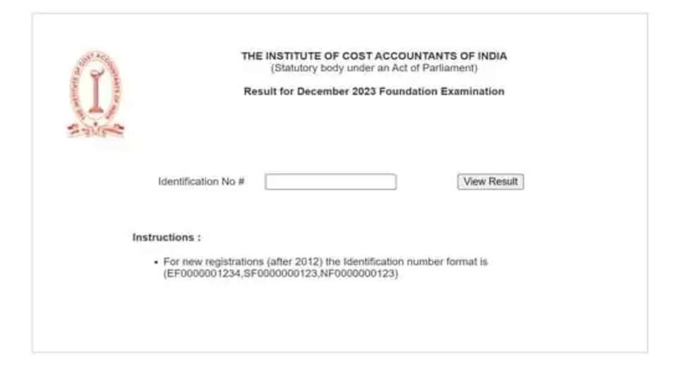 CMA Dec 2023 Verification Results Declared: Find Direct Link on icmai.in