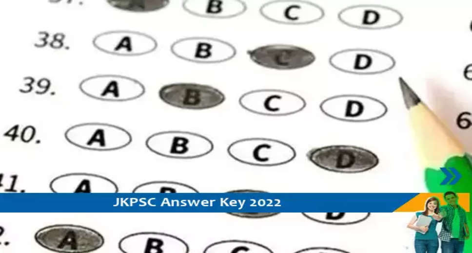 - JKPSC CCE,answer key,jkpsc.nic.in