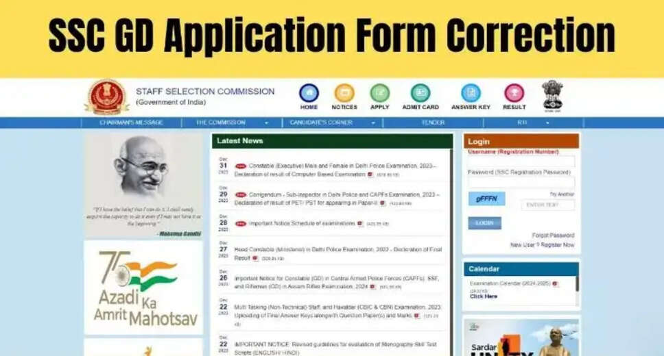 SSC GD Constable Application Form Correction 2024: Edit Details, Dates, and Steps