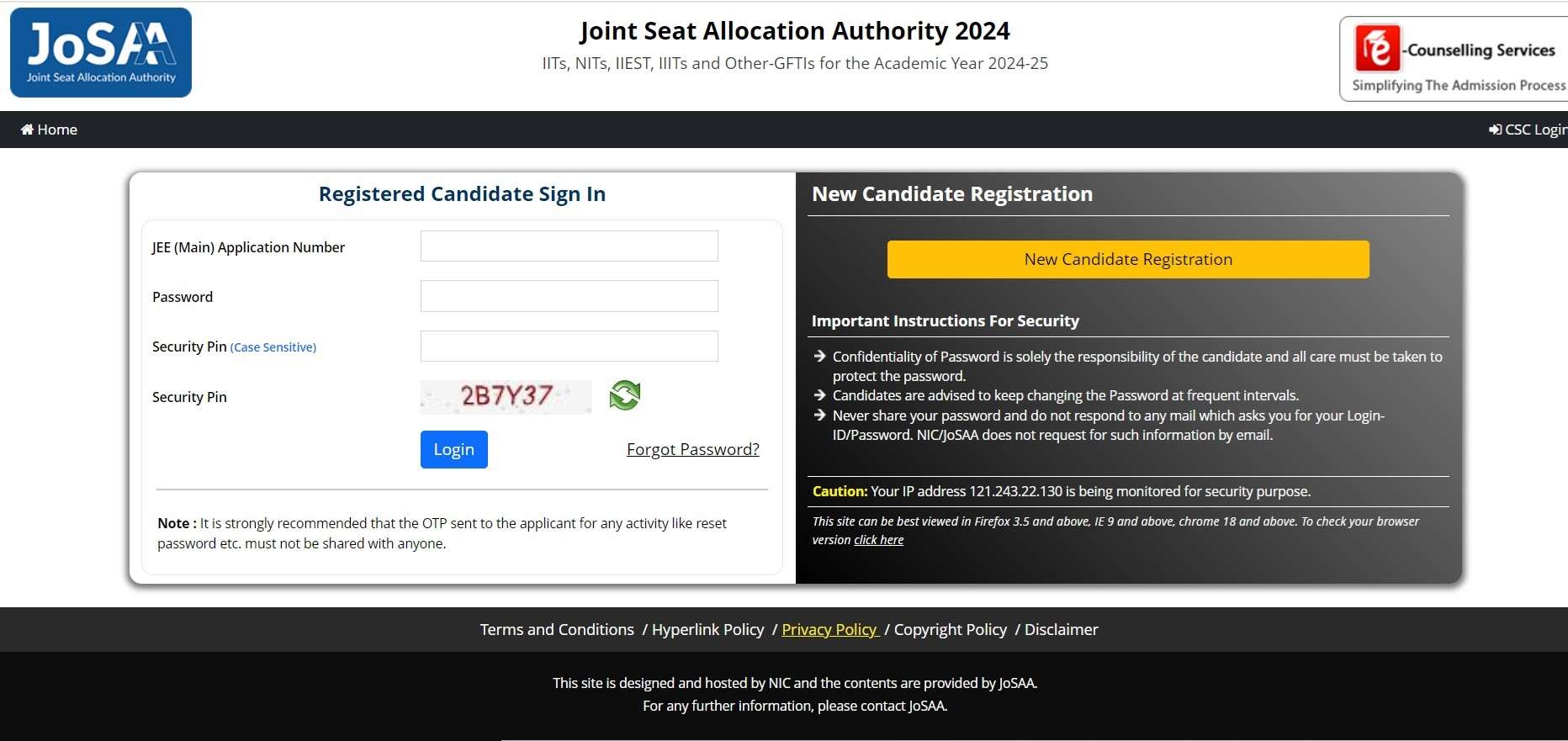 JoSAA 2024 Round 3 Seat Allotment Results Out Tomorrow: Respond to Round 2 by Today