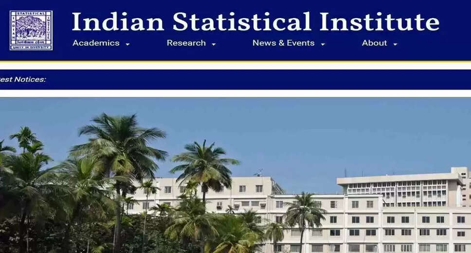 ISI Kolkata Hiring for Project-Linked Positions - Apply Now!
