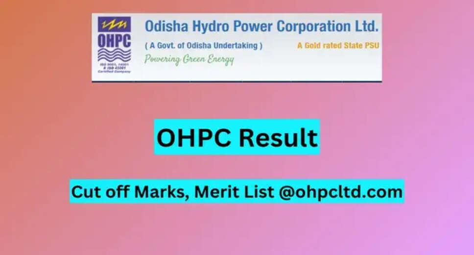 OHPCL Recruitment 2023: Result for MT, Diploma Trainee & Other Posts Out