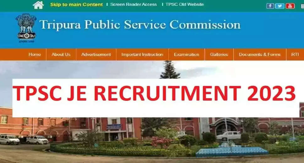 TPSC Junior Engineer Exam 2023: Main Exam Date Declared; Check Now