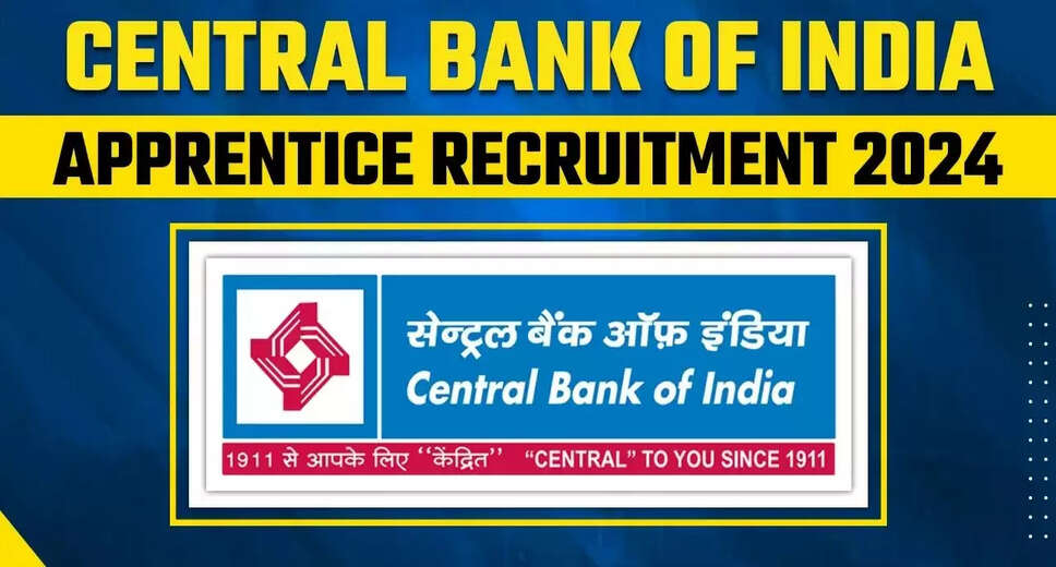 Central Bank of India Apprentice Recruitment 2024: Reopened Application for 3000 Vacancies