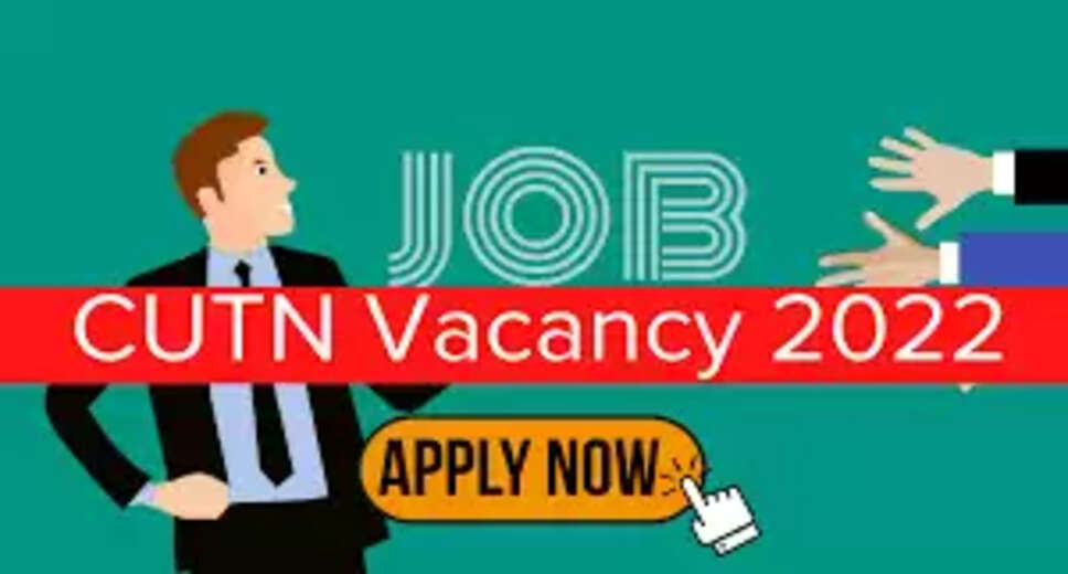 CUTN Recruitment 2022: A great opportunity has come out to get a job (Sarkari Naukri) in Tamil Nadu Central University (CUTN). CUTN has invited applications to fill the Guest Faculty (Computer Science) posts (CUTN Recruitment 2022). Interested and eligible candidates who want to apply for these vacant posts (CUTN Recruitment 2022) can apply by visiting the official website of CUTN https://cutn.ac.in/. The last date to apply for these posts (CUTN Recruitment 2022) is 25 September. Apart from this, candidates can also directly apply for these posts (CUTN Recruitment 2022) by clicking on this official link https://cutn.ac.in/. If you need more detail information related to this recruitment, then you can see and download the official notification (CUTN Recruitment 2022) through this link CUTN Recruitment 2022 Notification PDF. A total of 2 posts will be filled under this recruitment (CUTN Recruitment 2022) process. Important Dates for CUTN Recruitment 2022 Starting date of online application - 20 September Last date to apply online – 25 September Vacancy Details for CUTNRecruitment 2022 Total No. of Posts- Guest Faculty (Computer Science) – 2 Posts Eligibility Criteria for CUTN Recruitment 2022 Guest Faculty: Post Graduate Degree in relevant subject from recognized Institute and experience Age Limit for CUTN Recruitment 2022 The age limit of the candidates will be valid as per the rules of the department. Salary for CUTN Recruitment 2022 Guest Faculty (Computer Science): 50000/- Selection Process for CUTN Recruitment 2022 Guest Faculty: Will be done on the basis of written test. How to Apply for CUTN Recruitment 2022 Interested and eligible candidates may apply through official website of CUTN (https://cutn.ac.in/) latest by 25 September 2022. For detailed information regarding this, you can refer to the official notification given above. If you want to get a government job, then apply for this recruitment before the last date and fulfill your dream of getting a government job. You can visit naukrinama.com for more such latest government jobs information.