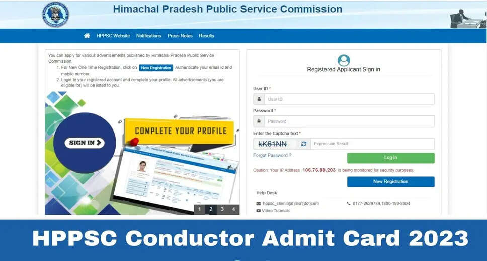 HPPSC Conductor Admit Card 2023 Out: Download Admit Card for Conductor Post from Direct Link