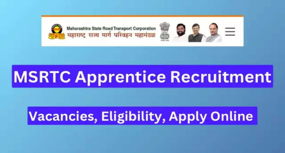Maharashtra State RTC Apprentice Jobs 2024: Apply Now for 436 Vacancies