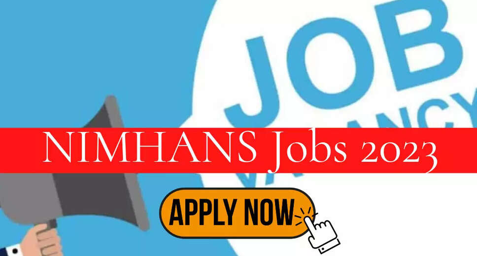 NIMHANS Recruitment 2023: A great opportunity has emerged to get a job (Sarkari Naukri) in the National Institute of Mental Health and Neurosciences (NIMHANS). NIMHANS has sought applications to fill the posts of Yoga Therapist (NIMHANS Recruitment 2023). Interested and eligible candidates who want to apply for these vacant posts (NIMHANS Recruitment 2023), can apply by visiting the official website of NIMHANS at nimhans.ac.in. The last date to apply for these posts (NIMHANS Recruitment 2023) is 27 January 2023. Apart from this, candidates can also apply for these posts (NIMHANS Recruitment 2023) by directly clicking on this official link nimhans.ac.in. If you want more detailed information related to this recruitment, then you can see and download the official notification (NIMHANS Recruitment 2023) through this link NIMHANS Recruitment 2023 Notification PDF. A total of 1 post will be filled under this recruitment (NIMHANS Recruitment 2023) process. Important Dates for NIMHANS Recruitment 2023 Starting date of online application - Last date for online application – 25 January 2023 Details of posts for NIMHANS Recruitment 2023 Total No. of Posts - Yoga Therapist: 1 Post Eligibility Criteria for NIMHANS Recruitment 2023 Yoga Therapist: M.Sc degree in Yoga from recognized institute and having experience Age Limit for NIMHANS Recruitment 2023 The age limit of the candidates will be valid 35 years. Salary for NIMHANS Recruitment 2023 Yoga Therapist: 30000/- Selection Process for NIMHANS Recruitment 2023 Yoga Therapist: Will be done on the basis of written test. How to apply for NIMHANS Recruitment 2023 Interested and eligible candidates can apply through the official website of NIMHANS (nimhans.ac.in) by 27 January 2023. For detailed information in this regard, refer to the official notification given above. If you want to get a government job, then apply for this recruitment before the last date and fulfill your dream of getting a government job. You can visit naukrinama.com for more such latest government jobs information.