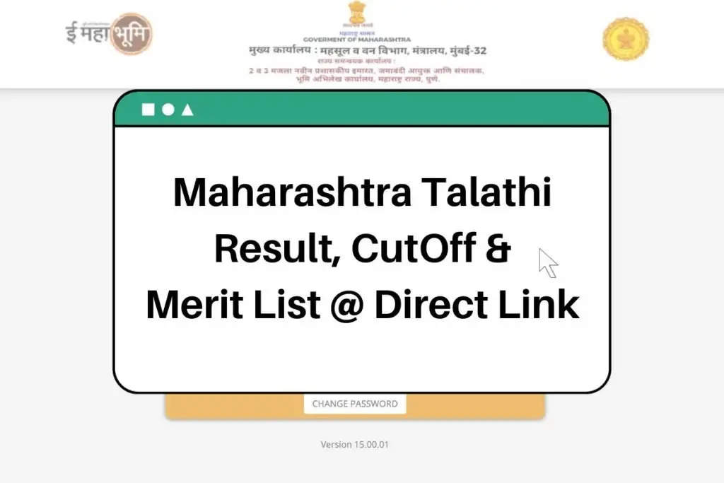 Maharashtra Talathi Result 2023 Expected Soon: Check Cut-Off & Merit List on mahabhumi.gov.in 