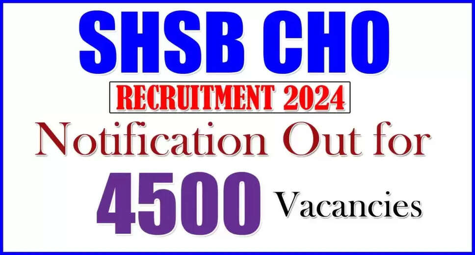 Bihar CHO Recruitment 2024: Apply for 4500 Community Health Officer Posts