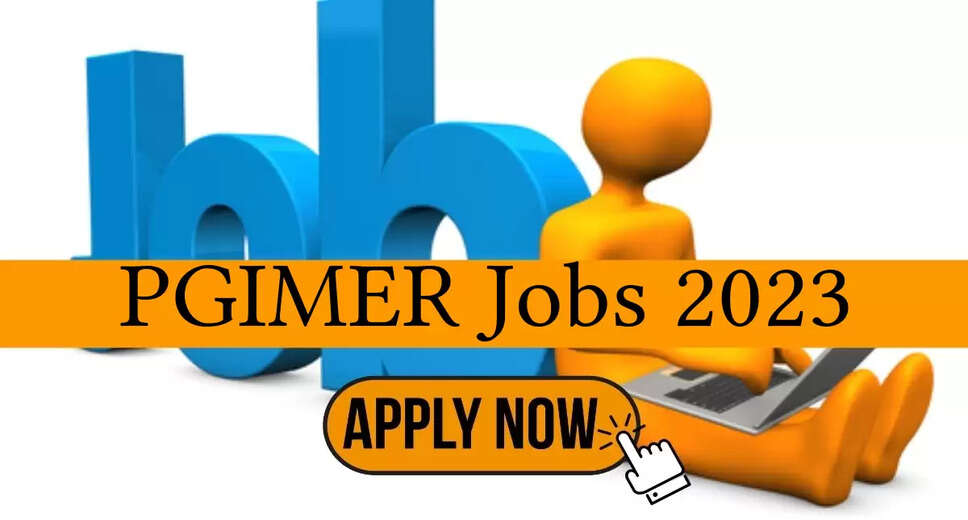 PGIMER Recruitment 2023: A great opportunity has emerged to get a job (Sarkari Naukri) in Postgraduate Institute of Medical Education and Research Chandigarh (PGIMER). PGIMER has sought applications to fill the posts of Senior Resident (PGIMER Recruitment 2023). Interested and eligible candidates who want to apply for these vacant posts (PGIMER Recruitment 2023), can apply by visiting the official website of PGIMER at pgimer.edu.in. The last date to apply for these posts (PGIMER Recruitment 2023) is 27 February 2023. Apart from this, candidates can also apply for these posts (PGIMER Recruitment 2023) by directly clicking on this official link pgimer.edu.in. If you want more detailed information related to this recruitment, then you can see and download the official notification (PGIMER Recruitment 2023) through this link PGIMER Recruitment 2023 Notification PDF. A total of 3 posts will be filled under this recruitment (PGIMER Recruitment 2023) process. Important Dates for PGIMER Recruitment 2023 Online Application Starting Date – Last date for online application - 27 February 2023 PGIMER Recruitment 2023 Posts Recruitment Location Chandigarh Details of posts for PGIMER Recruitment 2023 Total No. of Posts- Senior Resident – 2 Posts Eligibility Criteria for PGIMER Recruitment 2023 Senior Resident - MD degree from recognized institute with experience Age Limit for PGIMER Recruitment 2023 The age of the candidates will be valid as per the rules of the department. Salary for PGIMER Recruitment 2023 Senior Resident – As per department Selection Process for PGIMER Recruitment 2023 Will be done on the basis of written test. How to apply for PGIMER Recruitment 2023 Interested and eligible candidates can apply through the official website of PGIMER (pgimer.edu.in) by 27 February 2023. For detailed information in this regard, refer to the official notification given above. If you want to get a government job, then apply for this recruitment before the last date and fulfill your dream of getting a government job. You can visit naukrinama.com for more such latest government jobs information.