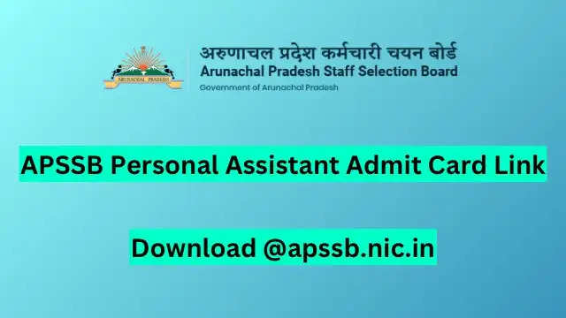 APSSB Stenographer Admit Card 2024 Out: Download Link for Personal Assistant (Stenographer Gr-III) Exam