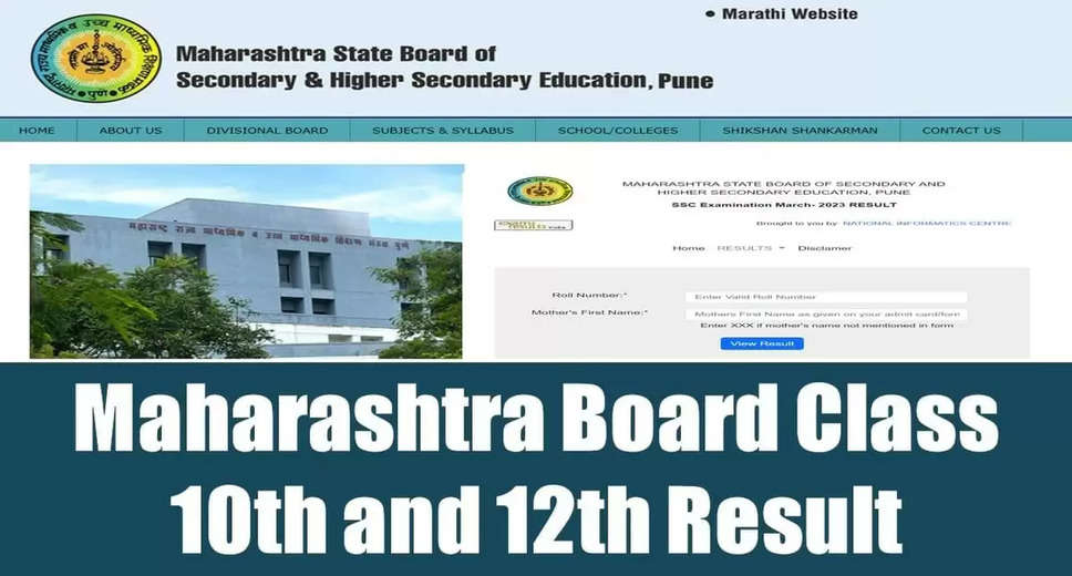Maharashtra Board MSBSE HSC (Class 12th) and SSC (Class 10th) Results Declared: Check Now