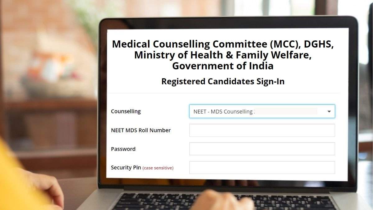 NEET MDS 2024 Counselling Round 1 Choice Filling Starts on mcc.nic.in