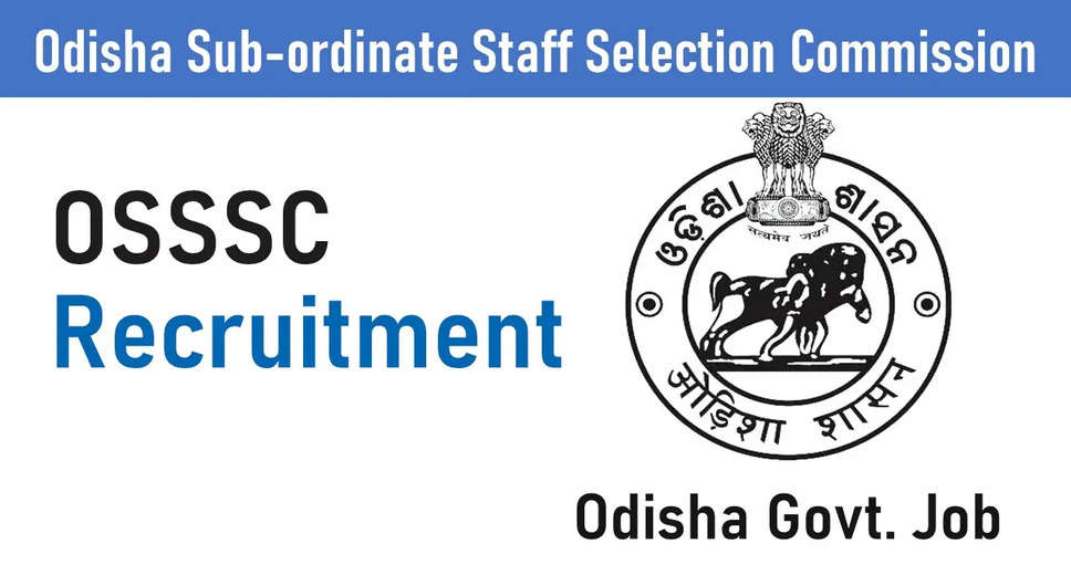 Odisha Jobs Alert: Apply for 1657 Pharmacist & MPHW Posts in OSSSC 2024