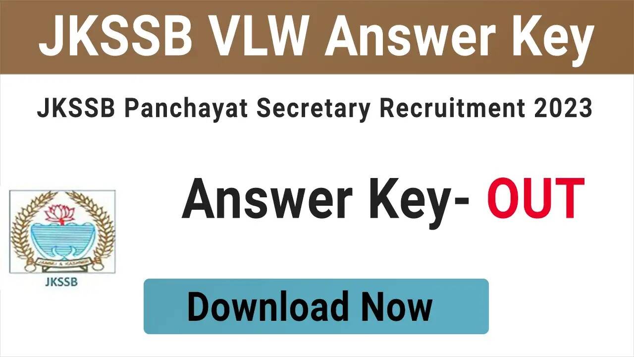 JKSSB Panchayat Secretary Answer Key 2023 Download: Check Your Answers and Raise Objections