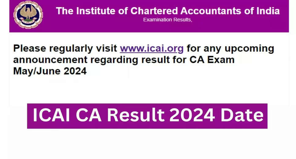 ICAI CA Inter, Final May 2024 Results Announcement: Check Date and Process