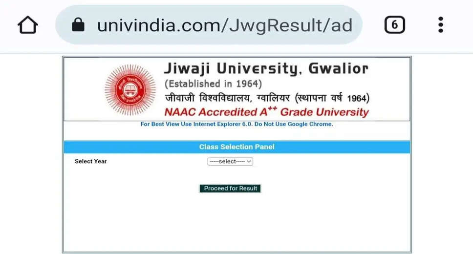 Jiwaji University Result 2023 Declared: Check Your Score Now!