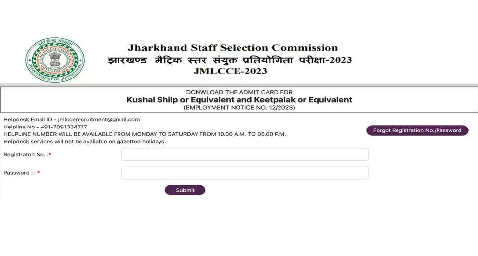 JSSC Matric Level Admit Card 2023 Released: Direct Link to Download