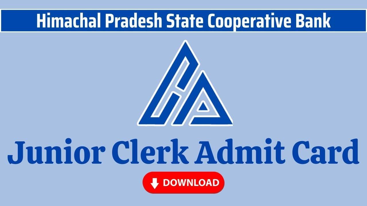 HPSCB Junior Clerk Prelims Admit Card 2024: First Phase Hall Ticket Out at hpscb.com