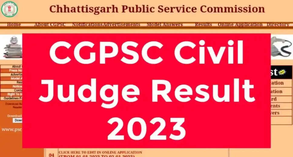 CGPSC Civil Judge 2022 Selection List Out: Check Your Rank Now