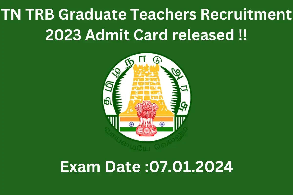 TN TRB Graduate Teacher Exam 2023 Postponed: New Date Announced