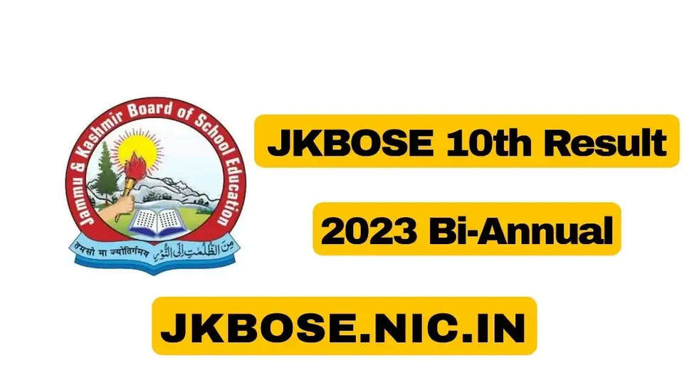 JKBOSE Class 10th Bi-annual & Private Results 2023 Out! Download Now on jkbose.nic.in