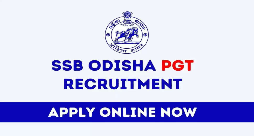 SSB Odisha Initiates Recruitment Process for 1,061 PGT Posts: Applications Open from March 18