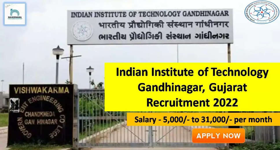 IIT Gandhinagar Recruitment 2023: Check Post, Age, Qualification, Salary  and How to Apply