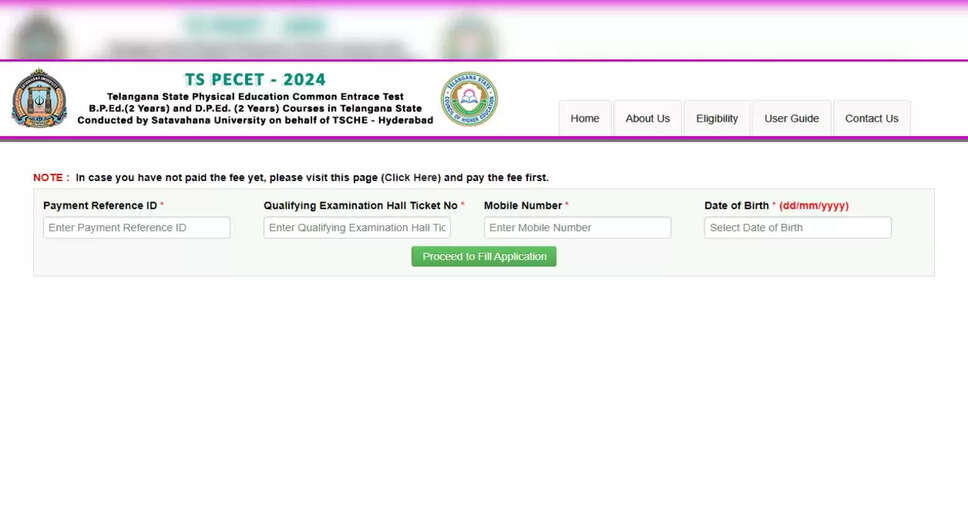 Last Day for TS PECET 2024 Registration: Here's How to Apply