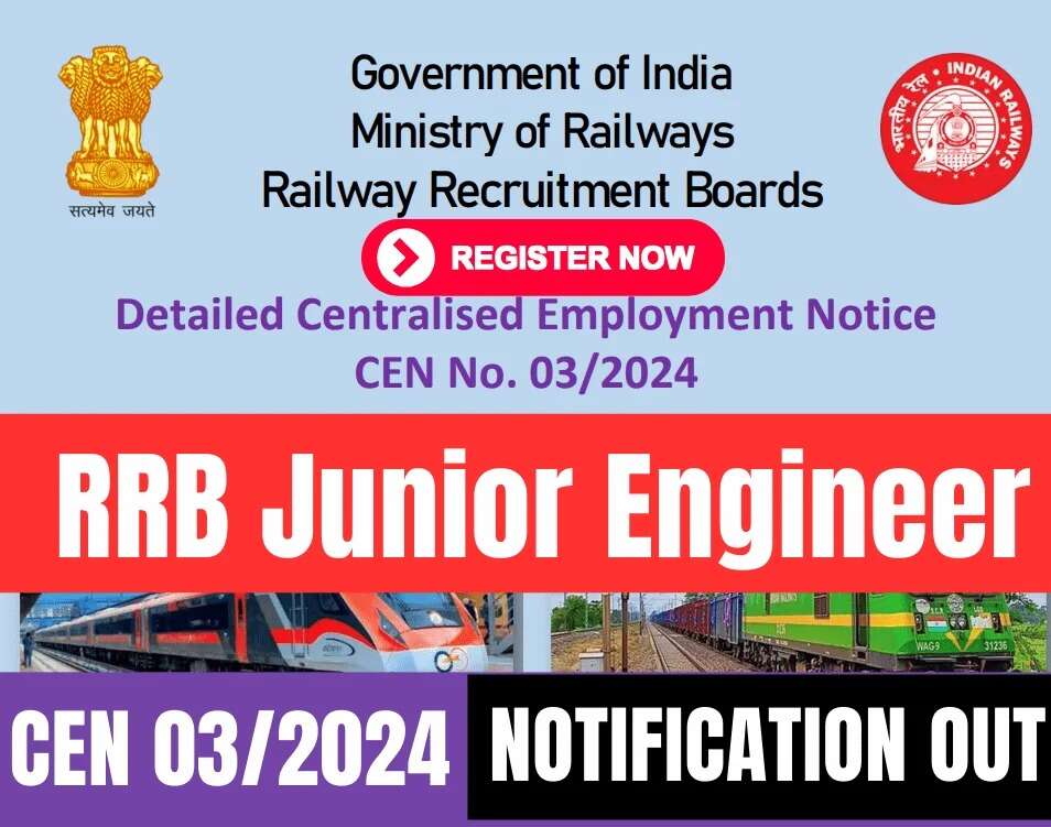 RRB Junior Engineer Recruitment 2024: Apply Online for 7951 Posts Now