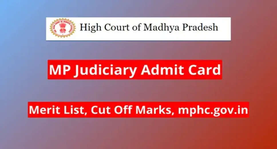 MP Judiciary Exam 2024: Civil Judge Admit Card Available Now! Download Here