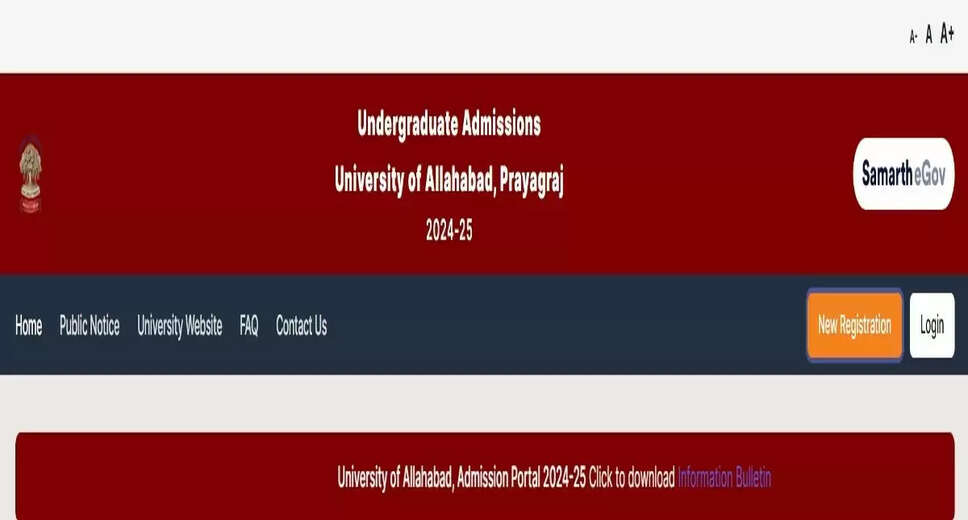 University of Allahabad CUET 2024: Registration for UG Admission Now Open