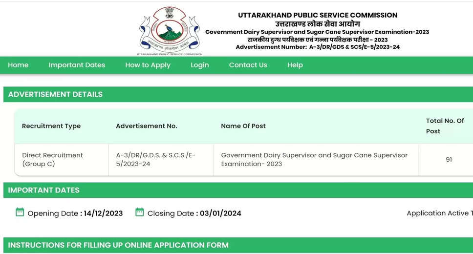 UKPSC Declares Result for Dairy Supervisor and Sugar Cane Supervisor 2024: Answer Key Available