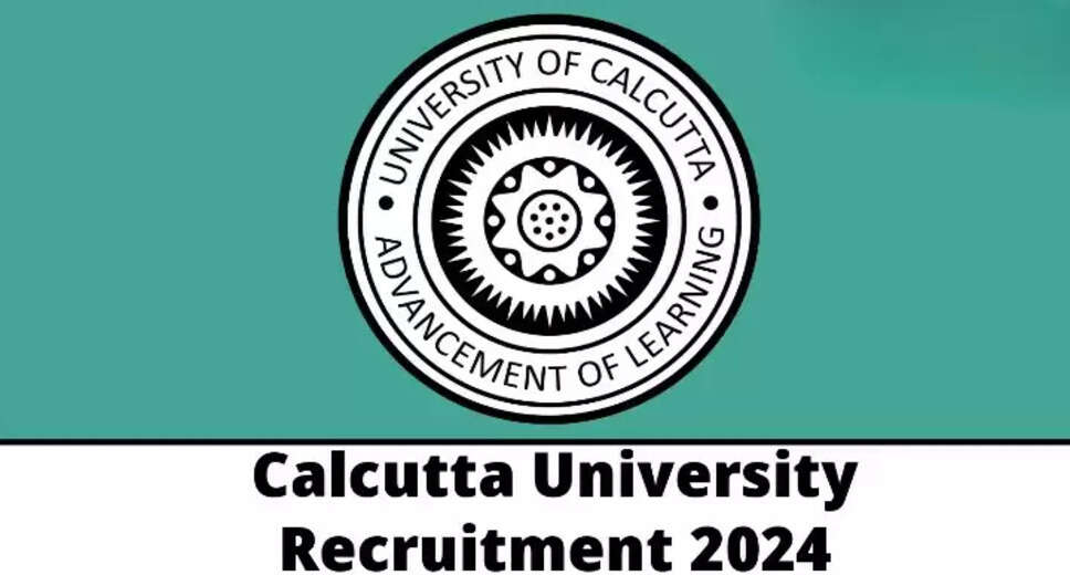 Apply Now: Calcutta University Offering Monthly Salary of 37000, Learn about Selection Criteria and How to Apply
