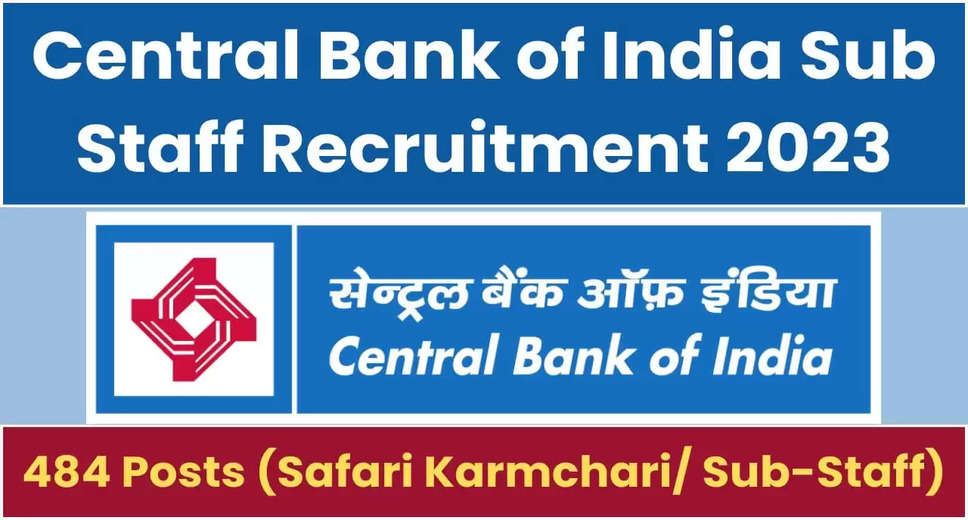 Central Bank of India Safai Karmchari Recruitment 2024 Recruitment Cancelled