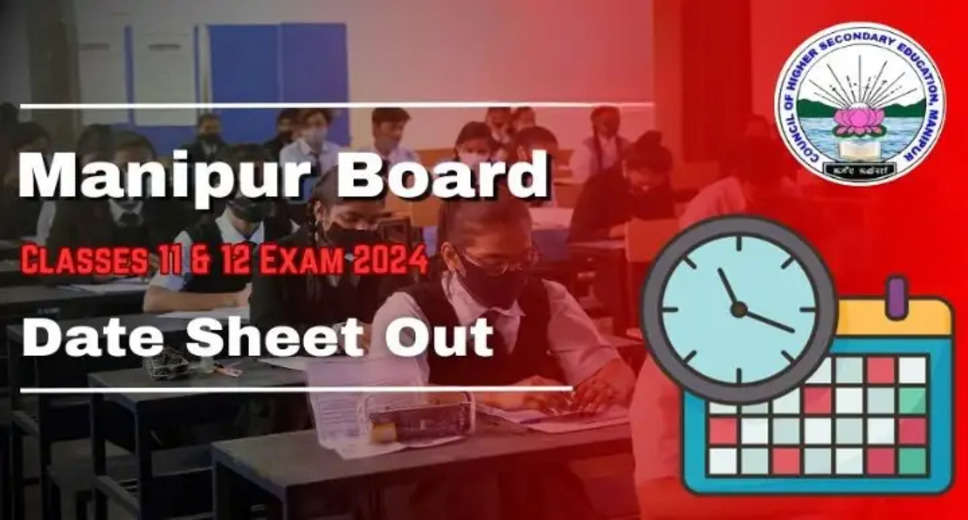 Manipur Board Class 12 Exam Dates 2024 Out: Download Timetable at cohsem.nic.in!