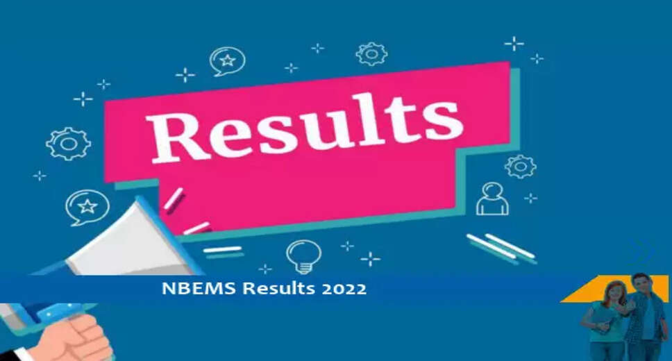 NBEMS Results 2022- NEET PG परीक्षा 2022 का परिणाम जारी, परिणाम के लिए यहां क्लिक करें