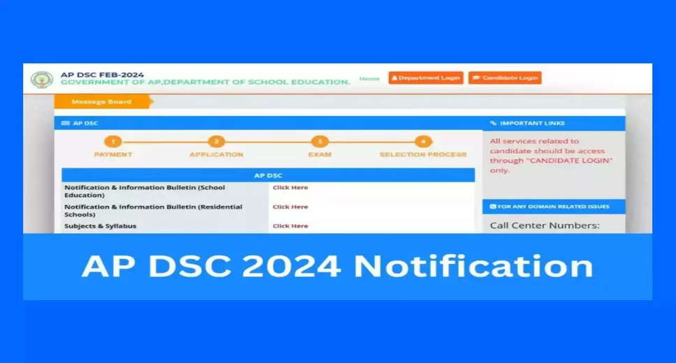 AP DSC Teacher Recruitment 2024 Cancelled: Official Notification Released