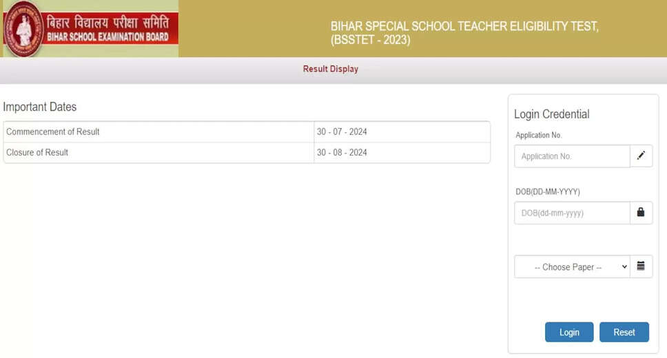 BSSTET 2023 Result for Paper I and II Announced: Check Your Scores