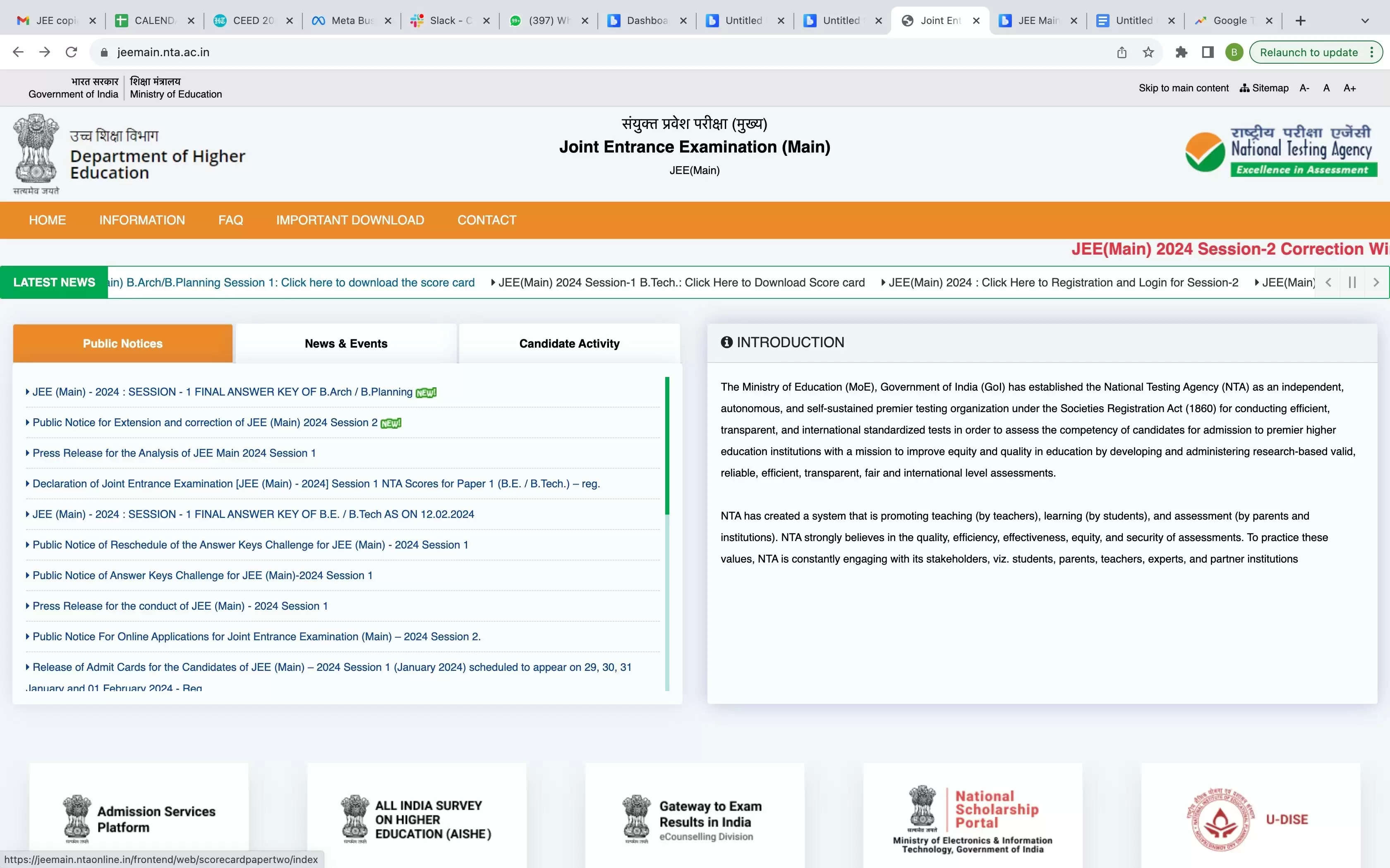 JEE B.Arch Result 2024 Declared: Check Marks & Rank at jeemain.nta.ac.in