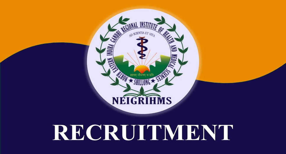 NEIGRIHMS Recruitment 2023: Apply for Deputy Registrar, Lecturer, and More Vacancies  NEIGRIHMS, Shillong, is seeking candidates to fill four job openings for the positions of Deputy Registrar, Lecturer, and More Vacancies. If you are interested in applying for these vacancies, here are the complete details and application procedure for NEIGRIHMS Recruitment 2023.  Organization: NEIGRIHMS Recruitment 2023  Total Vacancy: 4 Posts  Job Location: Shillong  Last Date to Apply: 31/07/2023  Official Website: neigrihms.gov.in  Similar Jobs: Govt Jobs 2023  List of Jobs available at NEIGRIHMS:  Deputy Registrar Lecturer Casualty Medical Officer Qualification for NEIGRIHMS Recruitment 2023:  Eligibility criteria play a crucial role in job applications. Each company sets specific qualification criteria for respective posts. The qualification requirement for NEIGRIHMS Recruitment 2023 is currently not available.  NEIGRIHMS Recruitment 2023 Vacancy Count:  This year, NEIGRIHMS has announced four vacancies for the positions of Deputy Registrar, Lecturer, and More Vacancies.  NEIGRIHMS Recruitment 2023 Salary:  Candidates who successfully apply for NEIGRIHMS Recruitment will undergo a selection process as mentioned above. The selected candidates will receive a pay scale of Rs.56,100 - Rs.208,700 per month.  Job Location for NEIGRIHMS Recruitment 2023:  The job location for NEIGRIHMS Recruitment 2023 is Shillong. For more detailed information about the recruitment process, please continue reading this article.  NEIGRIHMS Recruitment 2023 Apply Online Last Date:  The last date to apply for these job vacancies is 31/07/2023. Applicants are advised to submit their applications for NEIGRIHMS Recruitment 2023 before the specified deadline. Applications submitted after the due date will not be accepted, so it is important to apply as soon as possible.  Steps to apply for NEIGRIHMS Recruitment 2023:  If you are interested in applying for NEIGRIHMS Recruitment 2023, please follow the steps below before the last date, 31/07/2023.  Step 1: Visit the NEIGRIHMS official website at neigrihms.gov.in.  Step 2: On the website, locate the NEIGRIHMS Recruitment 2023 notification.  Step 3: Read all the details and criteria mentioned in the notification carefully before proceeding with the application.  Step 4: Fill in all the necessary details in the application form, ensuring that no section is missed.  Step 5: Submit the application form before the last date.  For more information and updates, please visit the official website of NEIGRIHMS.