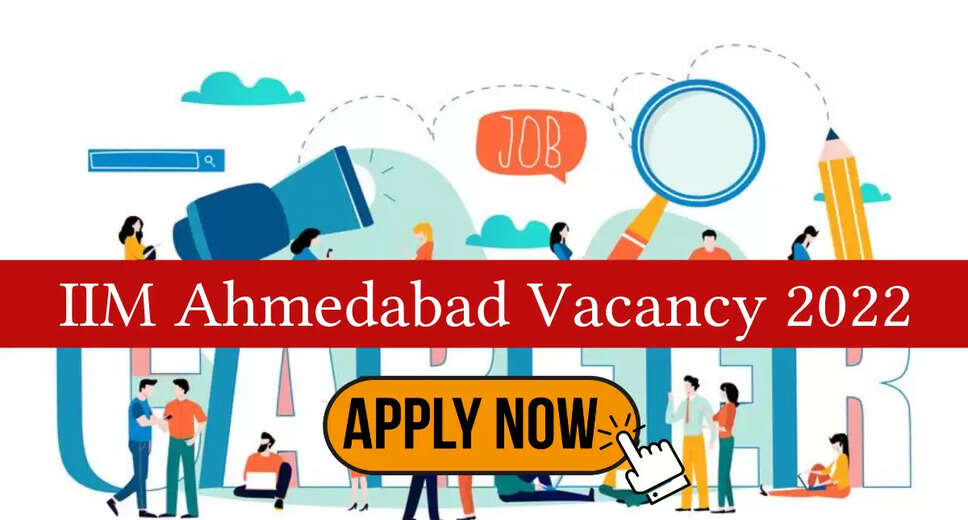 IIM AHMEDABAD Recruitment 2022: A great opportunity has come out to get a job (Sarkari Naukri) in Indian Institute of Management Ahmedabad (IIM AHMEDABAD). IIM AHMEDABAD has invited applications to fill the posts of Assistant Generation Manager (IIM AHMEDABAD Recruitment 2022). Interested and eligible candidates who want to apply for these vacancies (IIM AHMEDABAD Recruitment 2022) can apply by visiting the official website of IIM AHMEDABAD iima.ac.in. The last date to apply for these posts (IIM AHMEDABAD Recruitment 2022) is October 5.    Apart from this, candidates can also directly apply for these posts (IIM AHMEDABAD Recruitment 2022) by clicking on this official link iima.ac.in. If you want more detail information related to this recruitment, then you can see and download the official notification (IIM AHMEDABAD Recruitment 2022) through this link IIM AHMEDABAD Recruitment 2022 Notification PDF. A total of 1 post will be filled under this recruitment (IIM AHMEDABAD Recruitment 2022) process.    Important Dates for IIM AHMEDABAD Recruitment 2022  Online application start date –  Last date to apply online - October 5  IIM AHMEDABAD Recruitment 2022 Vacancy Details  Total No. of Posts – Assistant General Manager – 1 Post  Eligibility Criteria for IIM AHMEDABAD Recruitment 2022  Research Associate: Post Graduate Degree from a recognized Institute with 10 years of experience  Age Limit for IIM AHMEDABAD Recruitment 2022  The age limit of the candidates will be valid 40 years.  Salary for IIM AHMEDABAD Recruitment 2022  Assistant General Manager: As per the rules of the department  Selection Process for IIM AHMEDABAD Recruitment 2022  Assistant General Manager: Will be done on the basis of Interview.  How to Apply for IIM AHMEDABAD Recruitment 2022  Interested and eligible candidates can apply through official website of IIM AHMEDABAD (iima.ac.in) latest by 5 October. For detailed information regarding this, you can refer to the official notification given above.  If you want to get a government job, then apply for this recruitment before the last date and fulfill your dream of getting a government job. You can visit naukrinama.com for more such latest government jobs information.