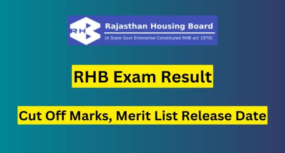 Rajasthan Housing Board Result 2023 Declared (RHB), Download Merit List PDF