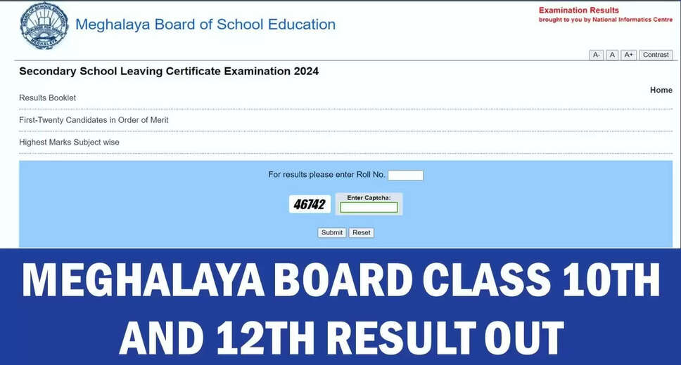 Meghalaya HSSLC Arts Result 2024 Declared: Pass Percentage Trends Revealed