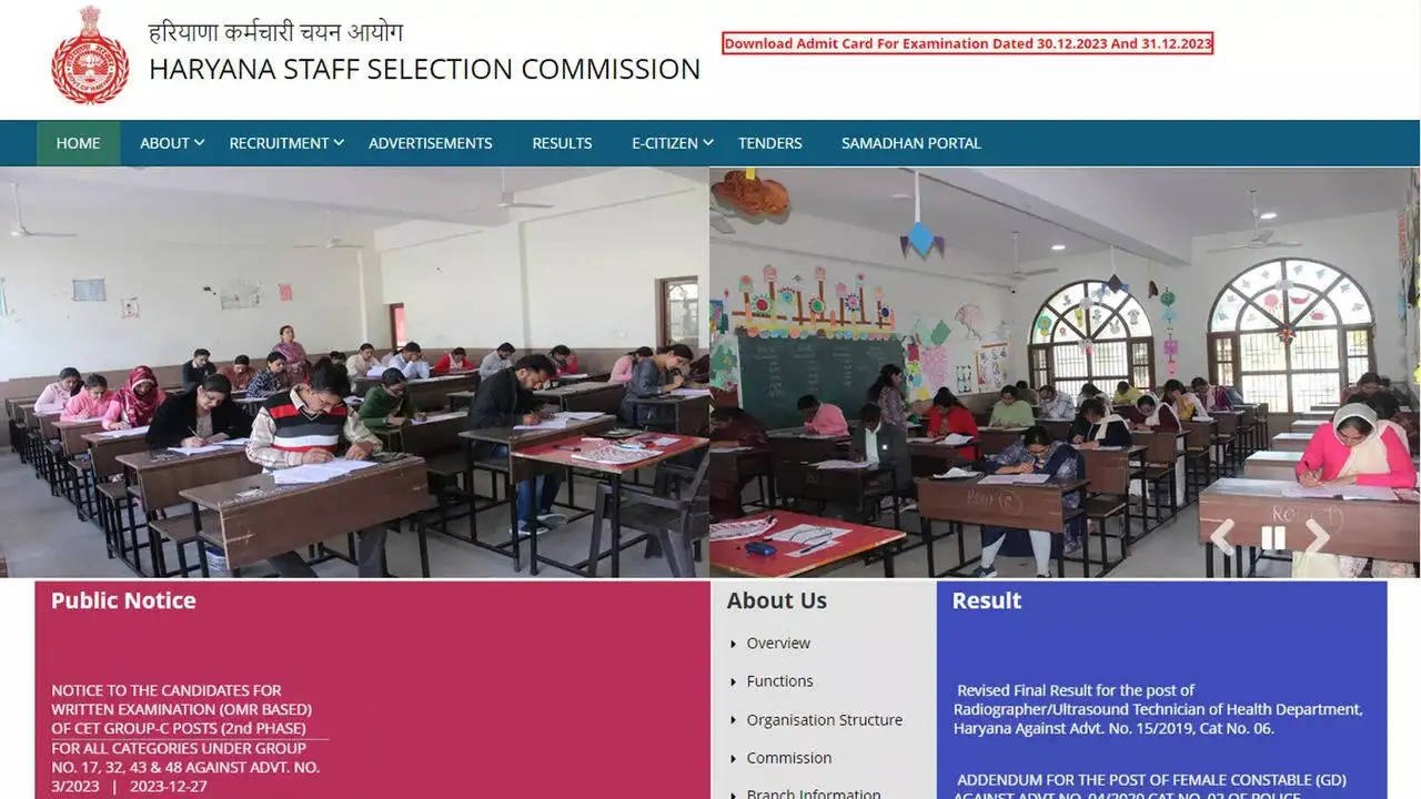 HSSC CET Phase 2 Dates Out (Group 17, 32, 43 & 48): Exam on Jan 6 & 7; Admit Card on Jan 2