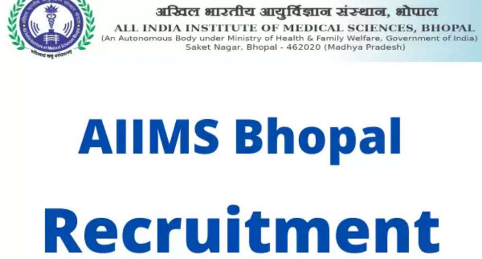 AIIMS Recruitment 2023: A great opportunity has emerged to get a job (Sarkari Naukri) in All India Institute of Medical Sciences, Bhopal (AIIMS). AIIMS has sought applications to fill the posts of Assistant Professor (AIIMS Recruitment 2023). Interested and eligible candidates who want to apply for these vacant posts (AIIMS Recruitment 2023), they can apply by visiting the official website of AIIMS at aiims.edu. The last date to apply for these posts (AIIMS Recruitment 2023) is 19 January 2023.  Apart from this, candidates can also apply for these posts (AIIMS Recruitment 2023) directly by clicking on this official link aiims.edu. If you want more detailed information related to this recruitment, then you can see and download the official notification (AIIMS Recruitment 2023) through this link AIIMS Recruitment 2023 Notification PDF. A total of 16 posts will be filled under this recruitment (AIIMS Recruitment 2023) process.  Important Dates for AIIMS Recruitment 2023  Online Application Starting Date –  Last date for online application - 19 January 2023  Location - Bhopal  Details of posts for AIIMS Recruitment 2023  Total No. of Posts-  Assistant Professor: 16 Posts  Eligibility Criteria for AIIMS Recruitment 2023  Assistant Professor: Passed Master's Degree in relevant subject from recognized institute and have experience  Age Limit for AIIMS Recruitment 2023  The age limit of the candidates will be 50 years.  Salary for AIIMS Recruitment 2023  Assistant Professor : 142506/-  Selection Process for AIIMS Recruitment 2023  Assistant Professor: Will be done on the basis of interview.  How to apply for AIIMS Recruitment 2023  Interested and eligible candidates can apply through the official website of AIIMS (aiims.edu) by 19 January 2023. For detailed information in this regard, refer to the official notification given above.  If you want to get a government job, then apply for this recruitment before the last date and fulfill your dream of getting a government job. For more latest government jobs like this, you can visit naukrinama.com