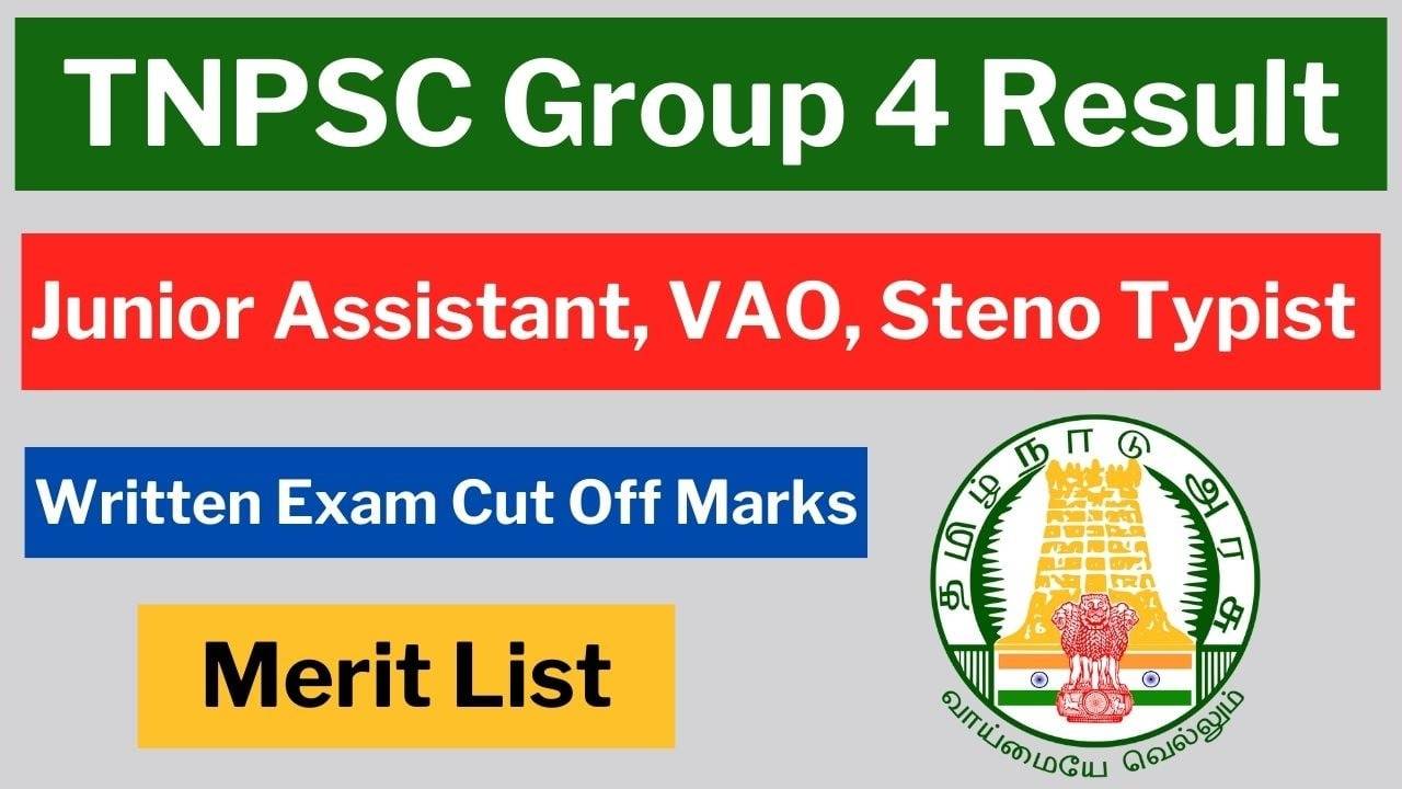 TNPSC Group 4 Result 2024: Check Your Scores and Download Merit List