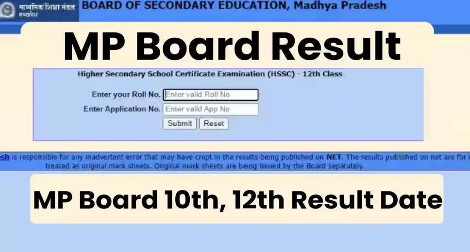 "MP Board Exam Results 2024: Expected Release Date for MPBSE 10th, 12th Results and How to Check Scores