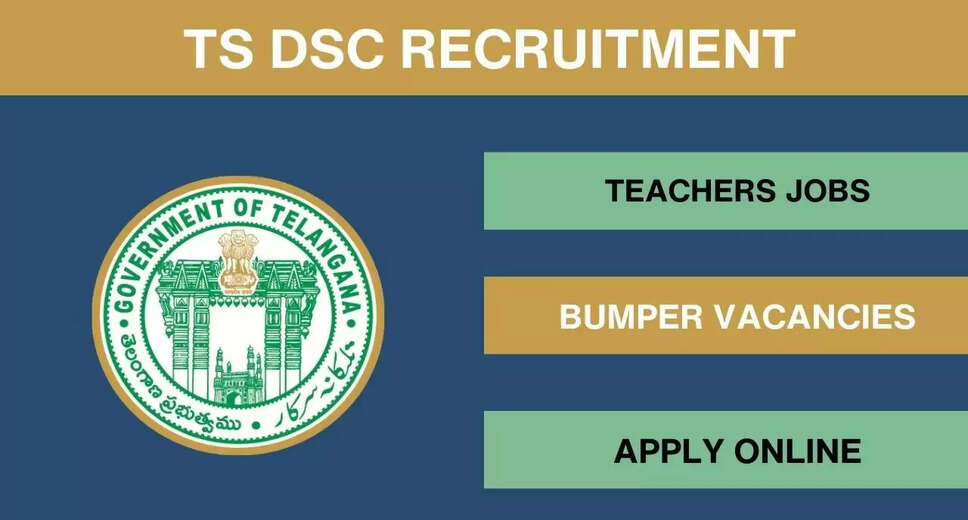 Telangana Teacher Recruitment 2024: Apply Online for SGT, PET, SA & Other Posts